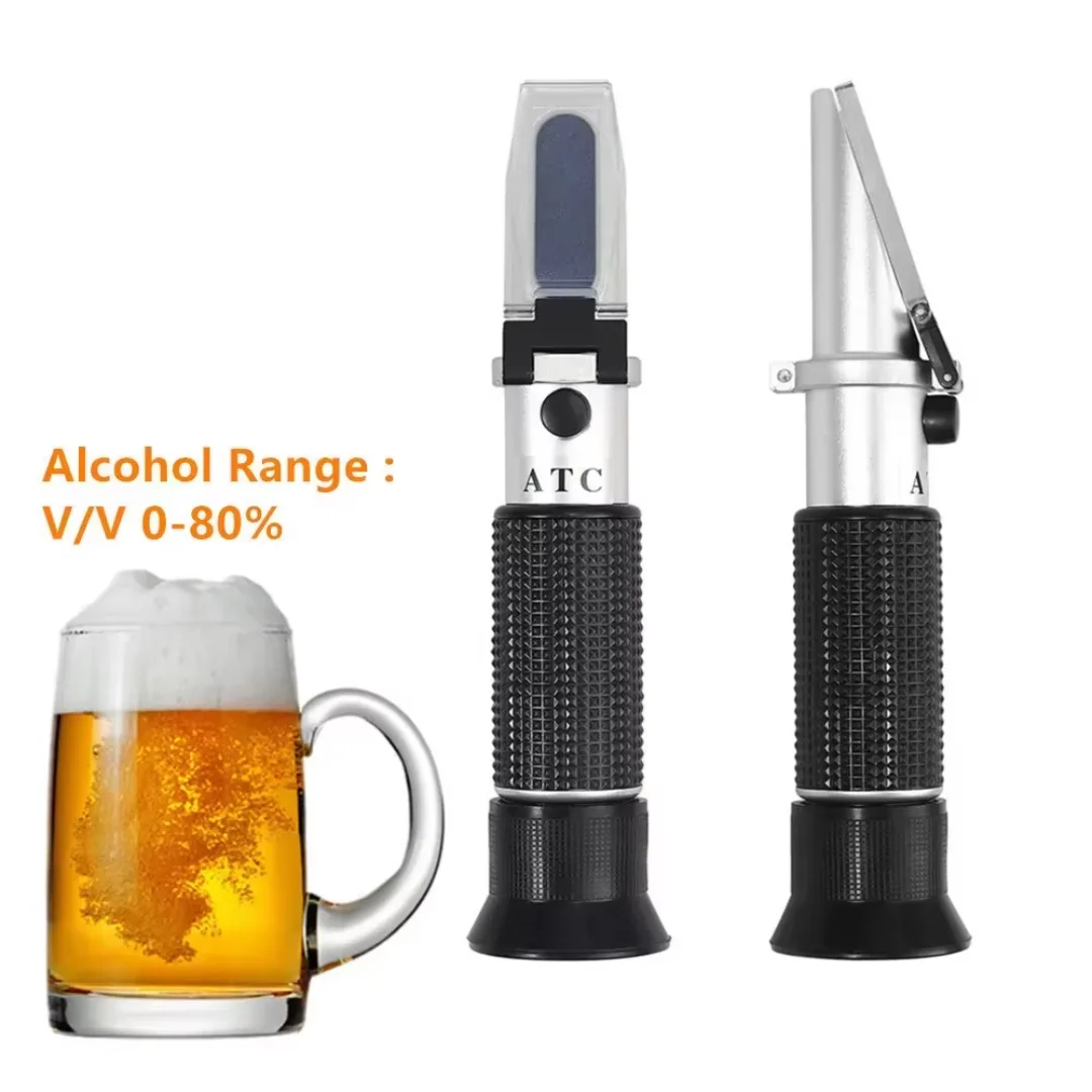 범위 0-80% 휴대용 알코올 굴절계 미터 맥주 주류 - Wine Beer Spirit 리뷰 및 가격