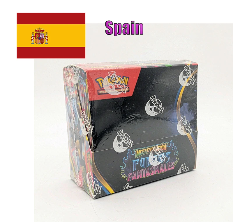 Espagne Pokémon 360 pièces TCG MEGA EVOLUTION Pack de Boosters Édition Anglaise Cartes à Collectionner Anime Jouet Collection Complète