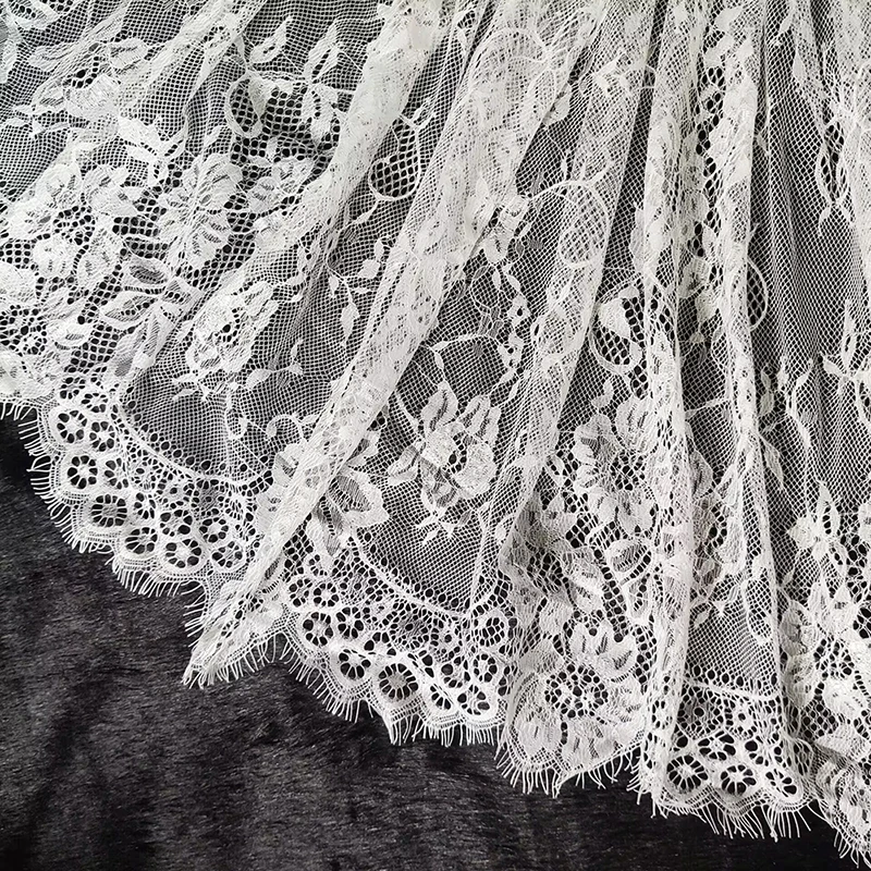 3M Luxury Wedding Lace Fabric - Timeless Traditional Pattern, Highly Sought-After DIY Sewing Material for Elegant Wedding Crafts