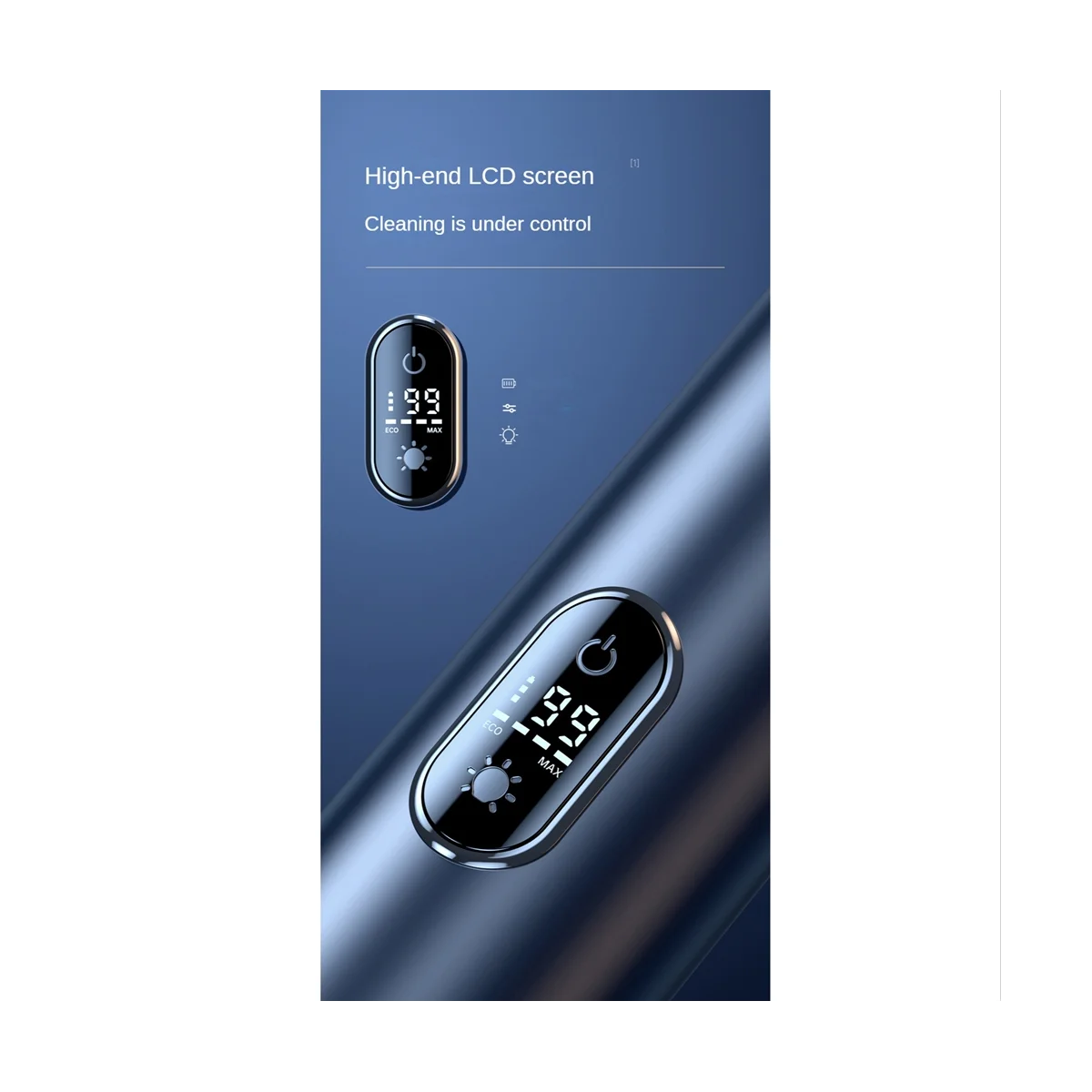 13000Pa tragbarer Auto-Staubsauger, starke Saugkraft, bürstenloser Staubsauger, Dual-Use-Handheld-Desktop, Gunmetal-ABLM