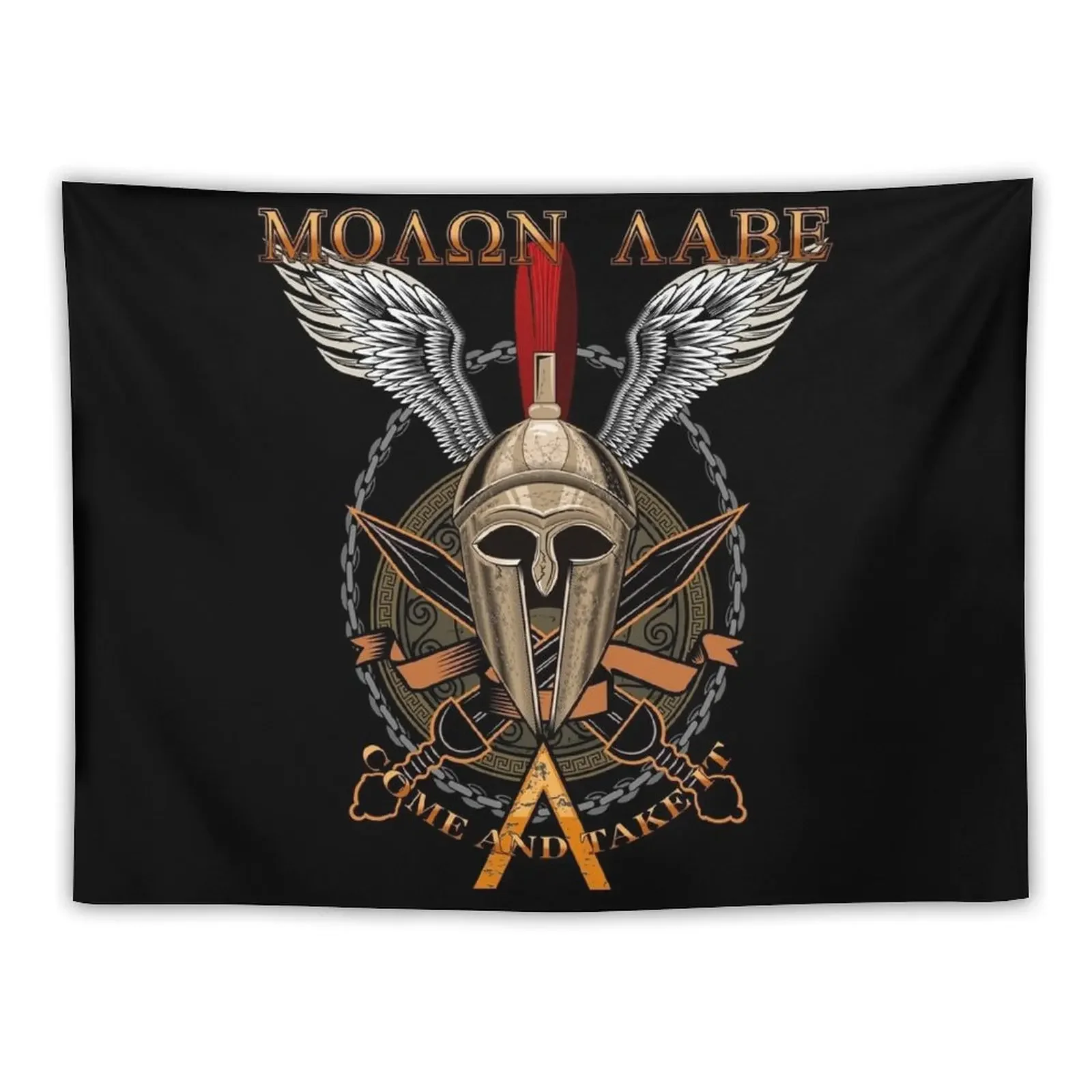 

Molon Labe Come And Take It Tapestry Decoration Pictures Room Wall Wall Hanging Decor Tapestry