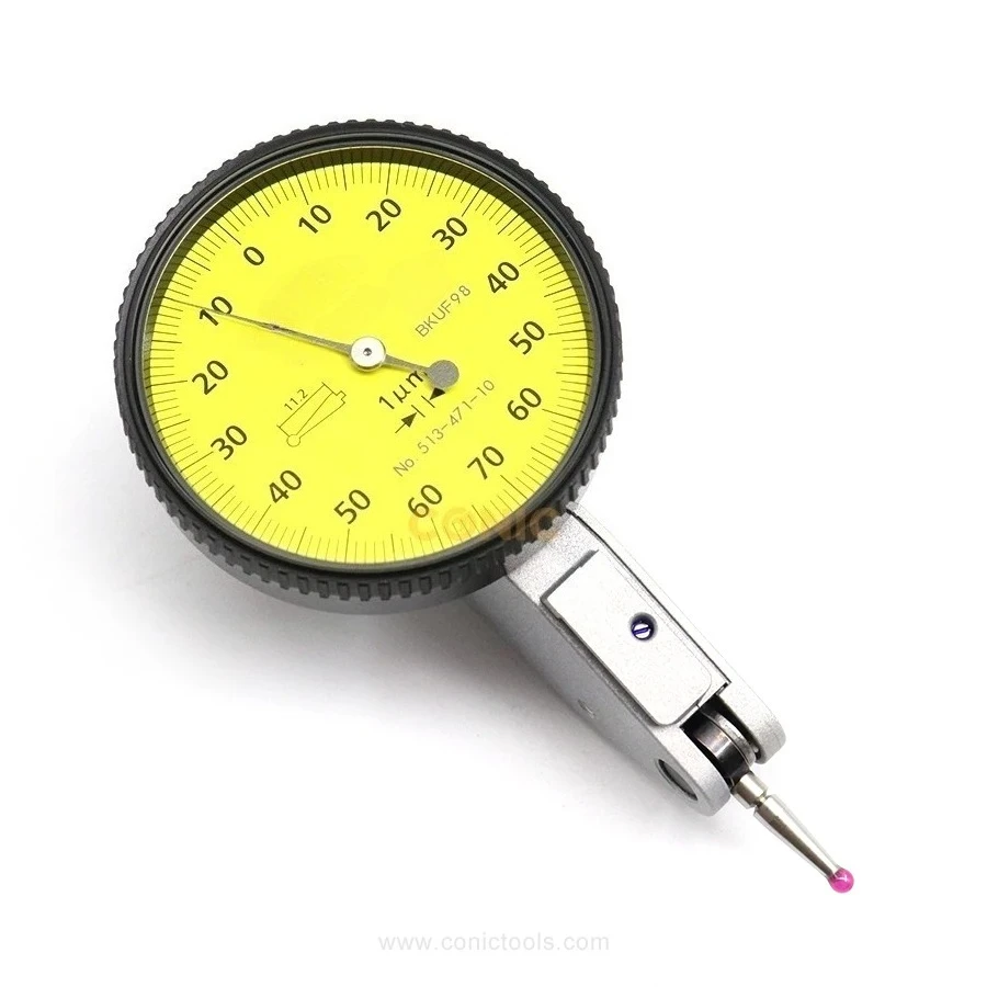 0-0.14mmx0.001mm Large Micron Dial Test Indicator with Ruby Ball Head 513-471-10E TOOL