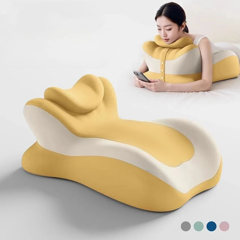 Memory Cotton Cushion Sleeping Pillow Lying on The Bed Multi-functional Pillow Sleep on The Stomach Playing Mobile Phone Cushion