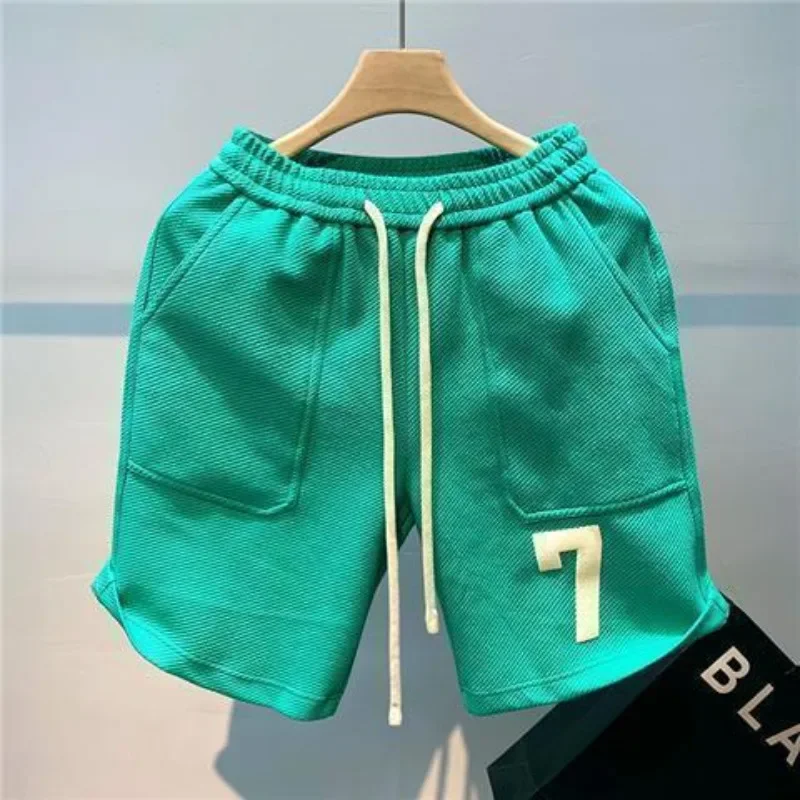 2024 Summer New Style Jane Fashionable Shorts Men\'s Ins Pants Fashionable Brand Loose Sports Casual Shorts