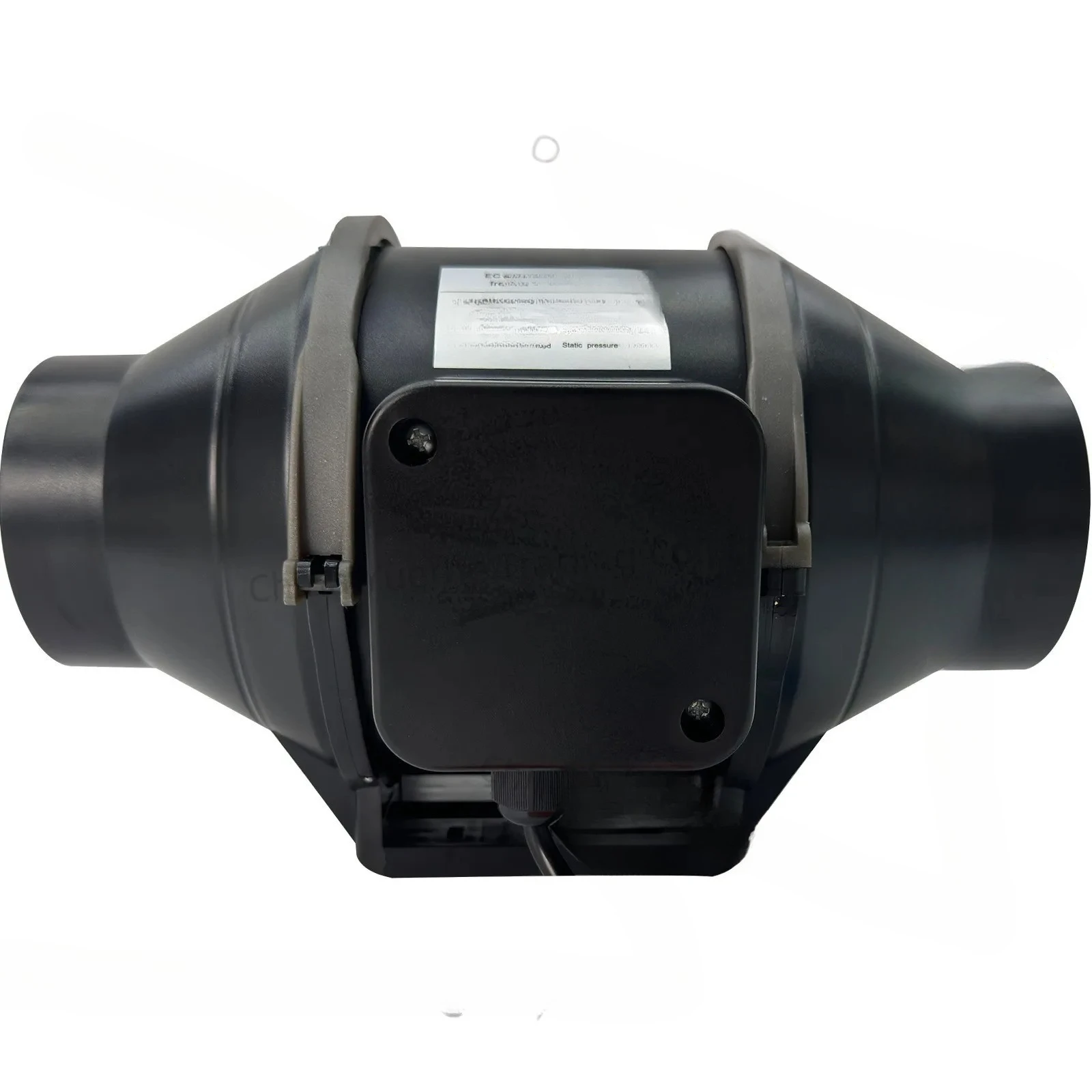 AC100-240V diagonal flow duct fan, strong wind exhaust fan, ventilation oil fume exhaust fan knob EC control speed regulation