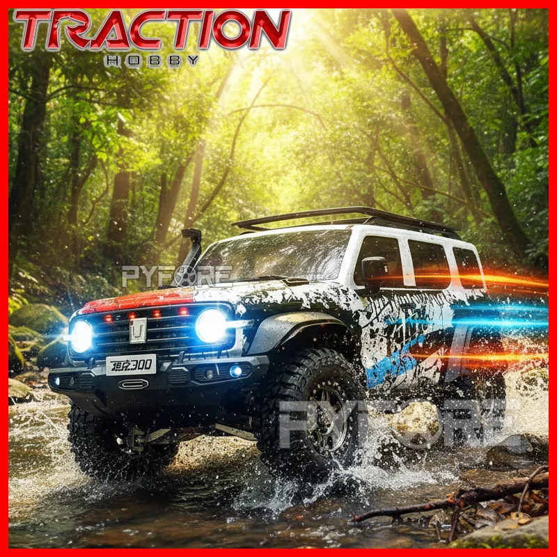 

TRACTION Hobby TANK300 1/8 RTR RC Electric Off-Road Crawler - 3rd Anniversary Edition for Adults & Kids