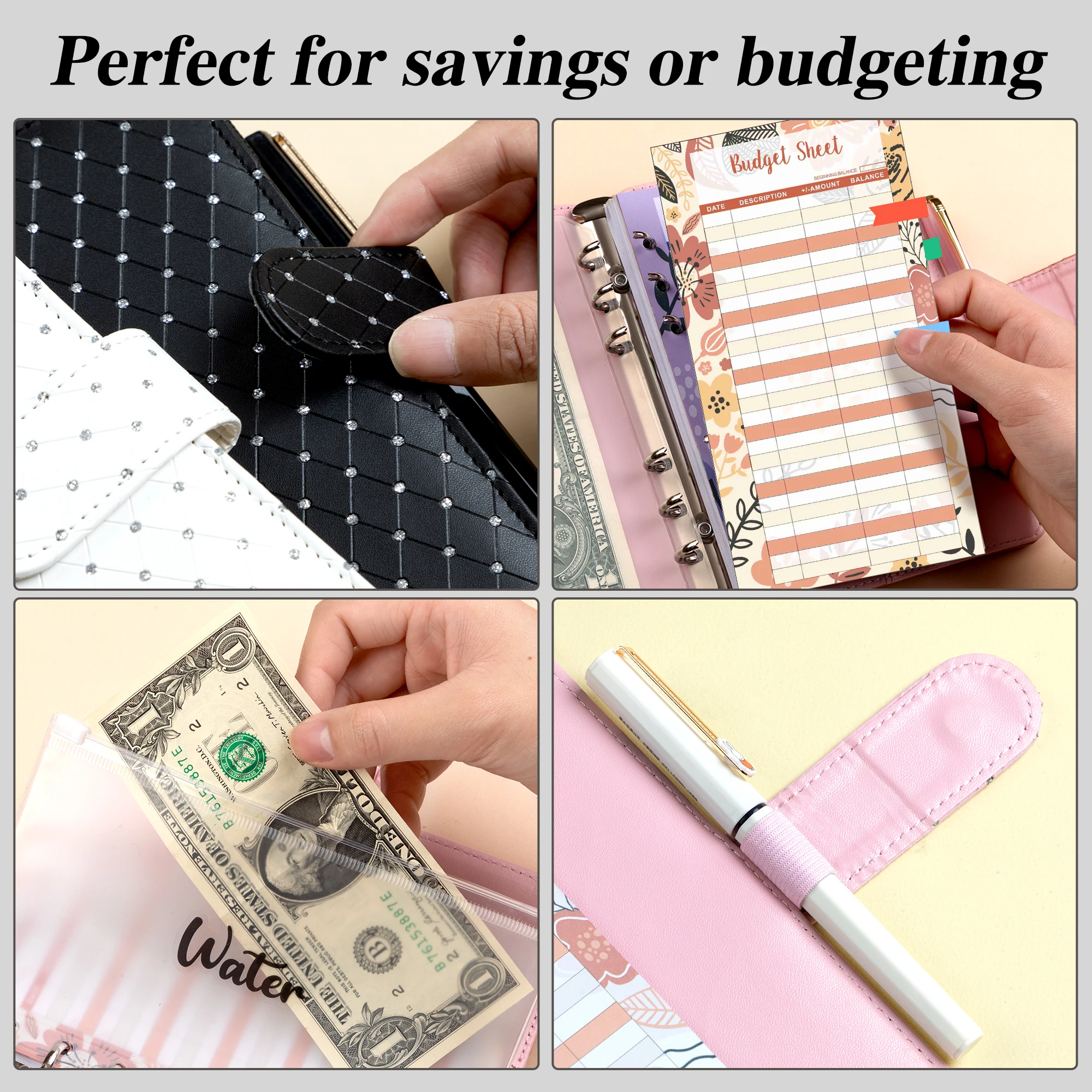 Budgetordner, A6-Diamant-PU-Le – Home Office Expenses Bewertung und Preis