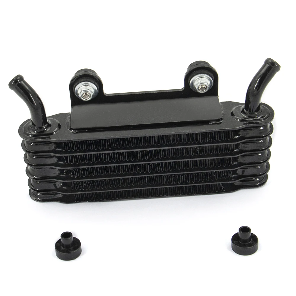 High Quality Universal Motorcycle oil cooler 200mm black SO-08