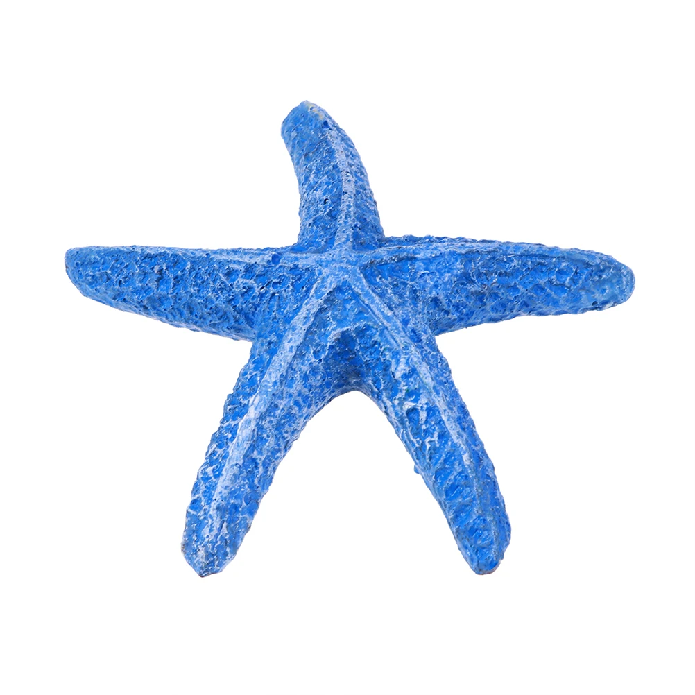 

2 Pcs Resin Fish Tank Decoration Safe Aquarium Landscape Floating Realistic Vivid Sea Star Resin Star Ornament