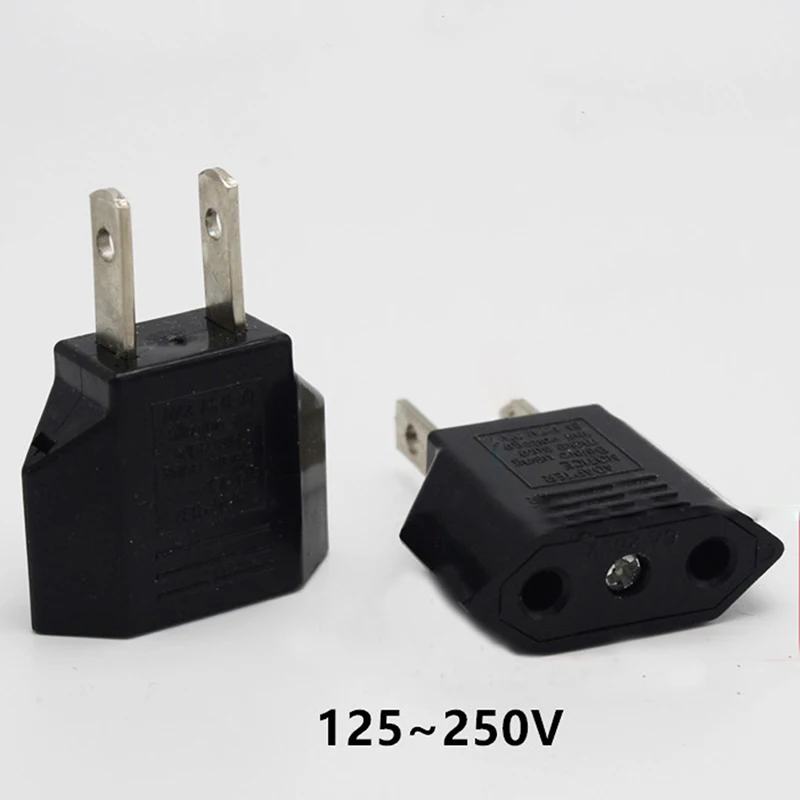 1pc Universal Charging Convertor European US EU Plug Adapter US To EU Euro Travel Power Adapter Plug Outlet Converter Socket
