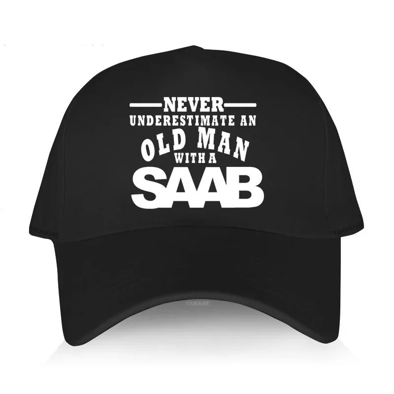 

Men's summer baseball cap Cotton Adjuatable Hat casual style SAAB Never Underestimate Breathable hat Unisex Cool Outdoor Caps