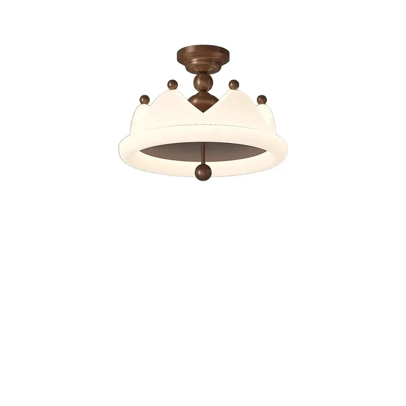 

Cream wind bedroom ceiling light, master bedroom princess room full spectrum, room eye protection lamp