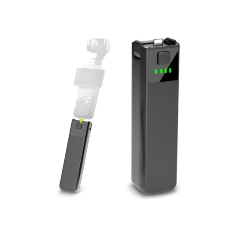 Intelligent Safety Protected Battery Handle Camera Grip for Pocket3 Provides 68% Usage Time Tripod Mounting Compatibility
