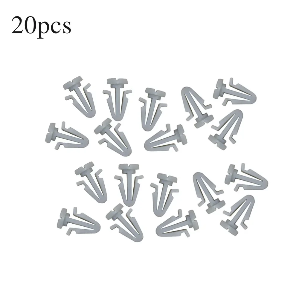 

20x Grille Retainer Clips For Nissan 62318-01W00 6231801W00 Grille Clips Gray Nylon Retainer Car Accessories NEW