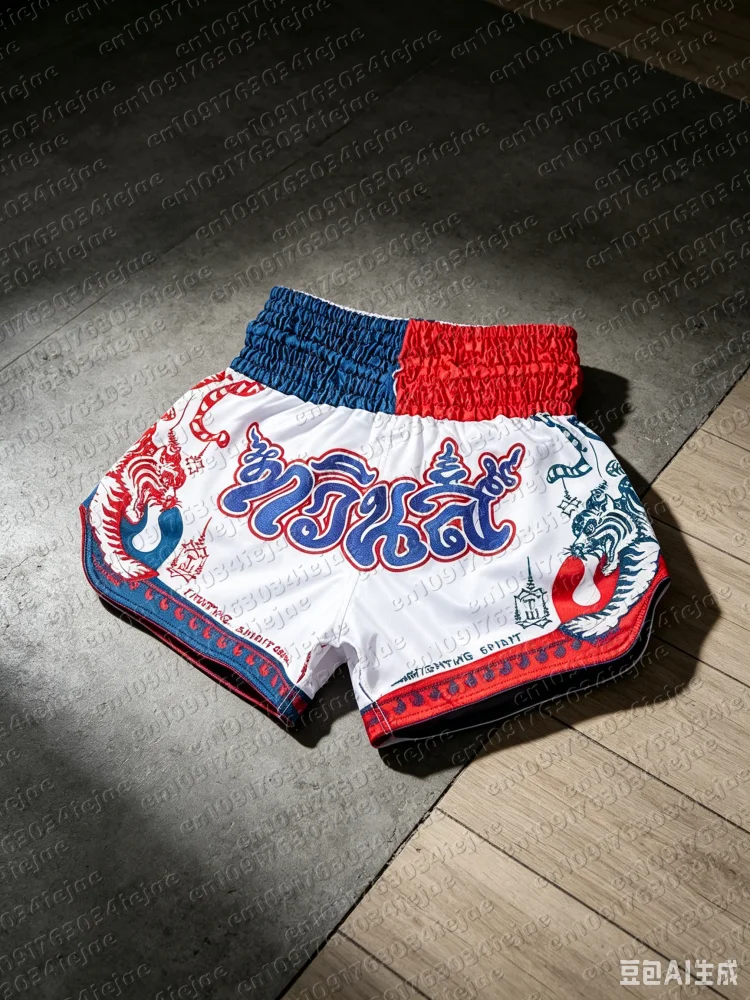 Herren- und Damen-Boxshorts für Kinder, Neu, Twins Special [Tbs-Yant], Muay Thai, Achteckkäfig, MMA-Training und Fitness-Sportshorts – Detail 4