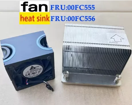 

For Lenovo RD450 server CPU heatsink 00FC556 fan 00FC555 CPU upgrade kit