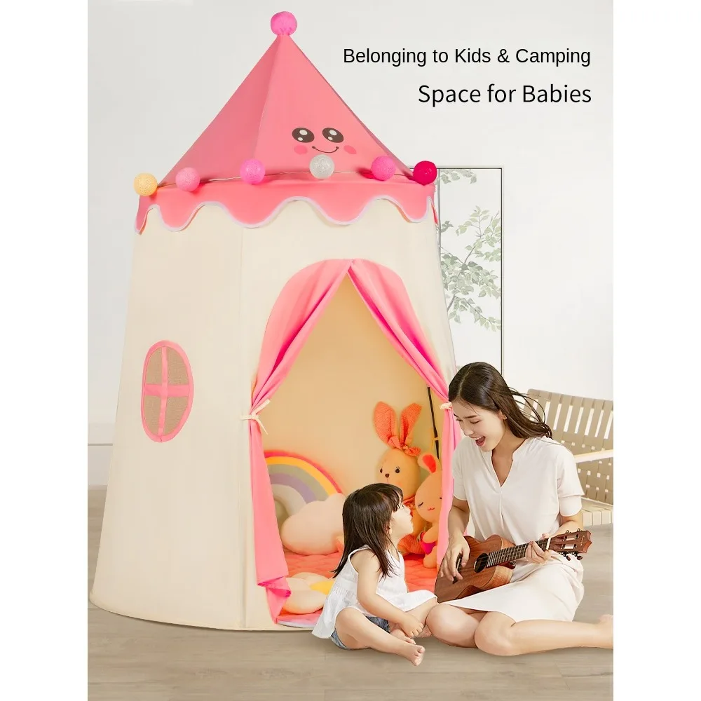 Small tent kids indoor girl princess baby castle game house secret base boy toy house small house