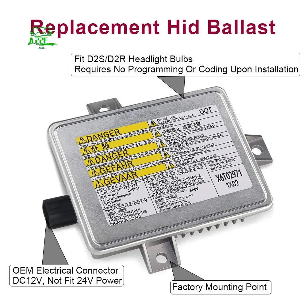 A22E-W3T10471 X6T02991 33119-S0K-A10 Xenon HID Headlight Ballast For Acura TL TSX Honda S2000 Accord Mazda 3 5 Grandi