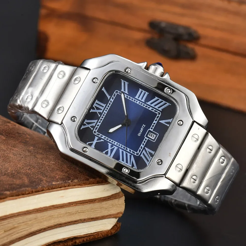 Hot Selling New Fashionable Luxury Men's Watch Business Sports Quartz Watch High-quality Case Stainless Steel Strap Chronograph