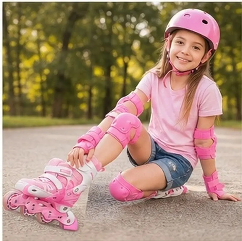 4Pcs Roller Skate Brake Blocks Replacement Non-Slip Rubber Toe Stopper Pads Safety Brake Accessories for Skates