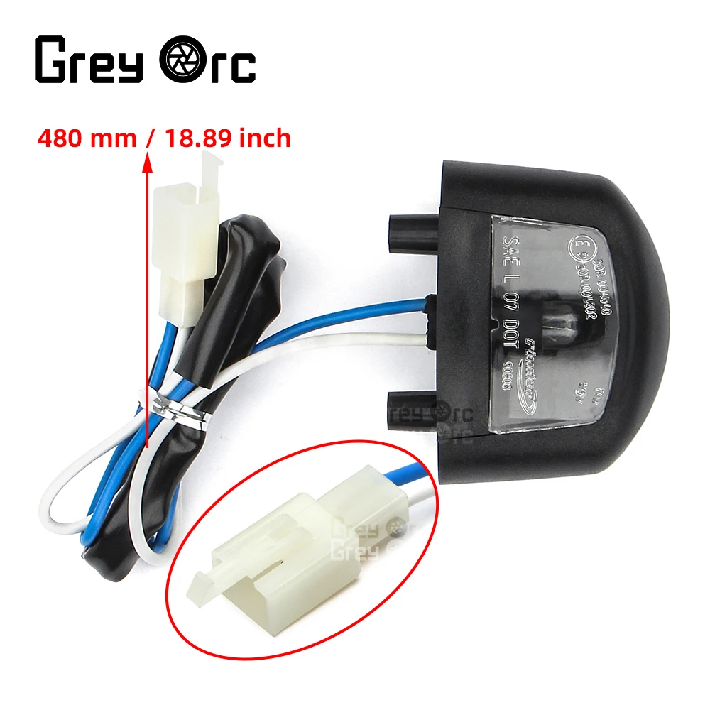 Motorcycle Number Plate Light LED License Lamps for KAWASAKI Z900 ZX 6R ZX 10R Z1000 NINJA 650 Z800 Z750 2017-2019 4