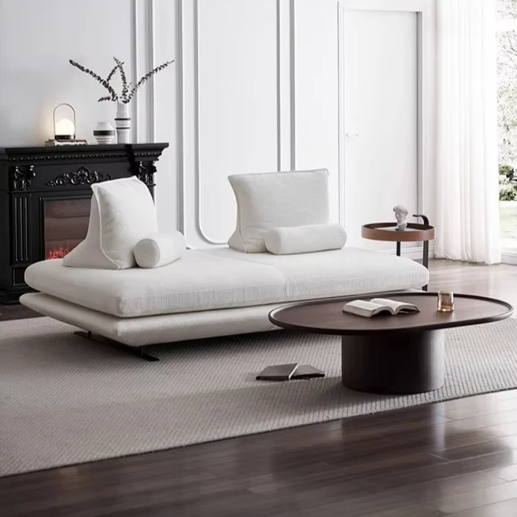 Modern sofa Nordic small apartment living room sofa double-sided without armrests