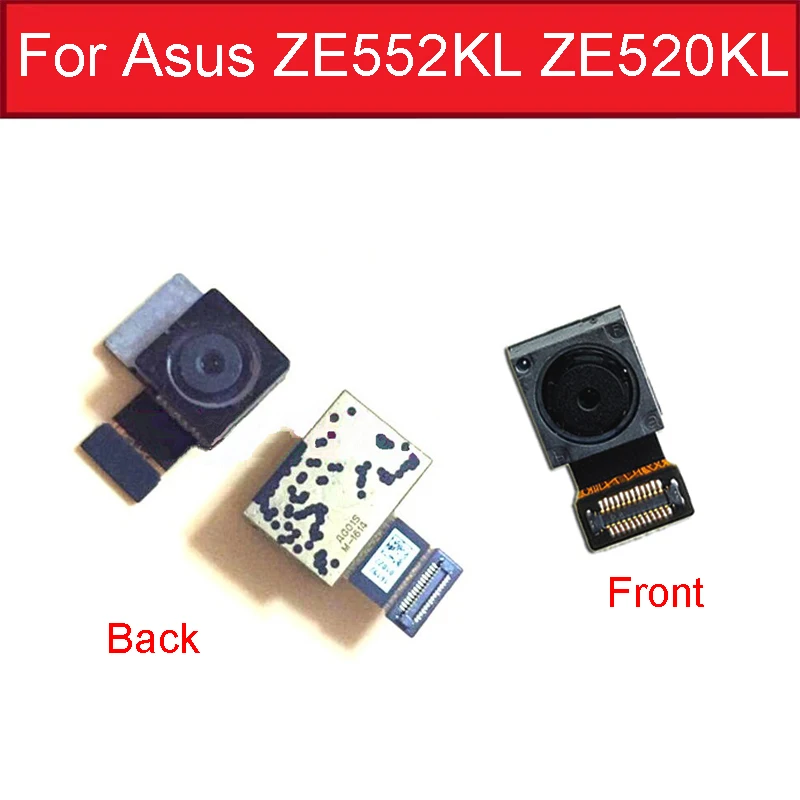 Front & Rear Camera Module For Asus zenfone 3 ZE552kl Main Camera For Asus ZenFone 3 ze520kl small camera Replacement repair