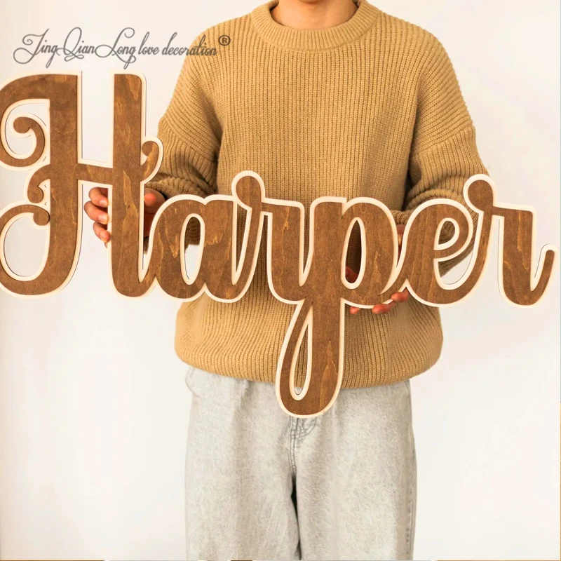 

Custom Personalized Wooden Name Sign: Custom Nursery Wall Decor Name Sign for Nursery Wooden Name Plaque Baby Girl Wall Decor