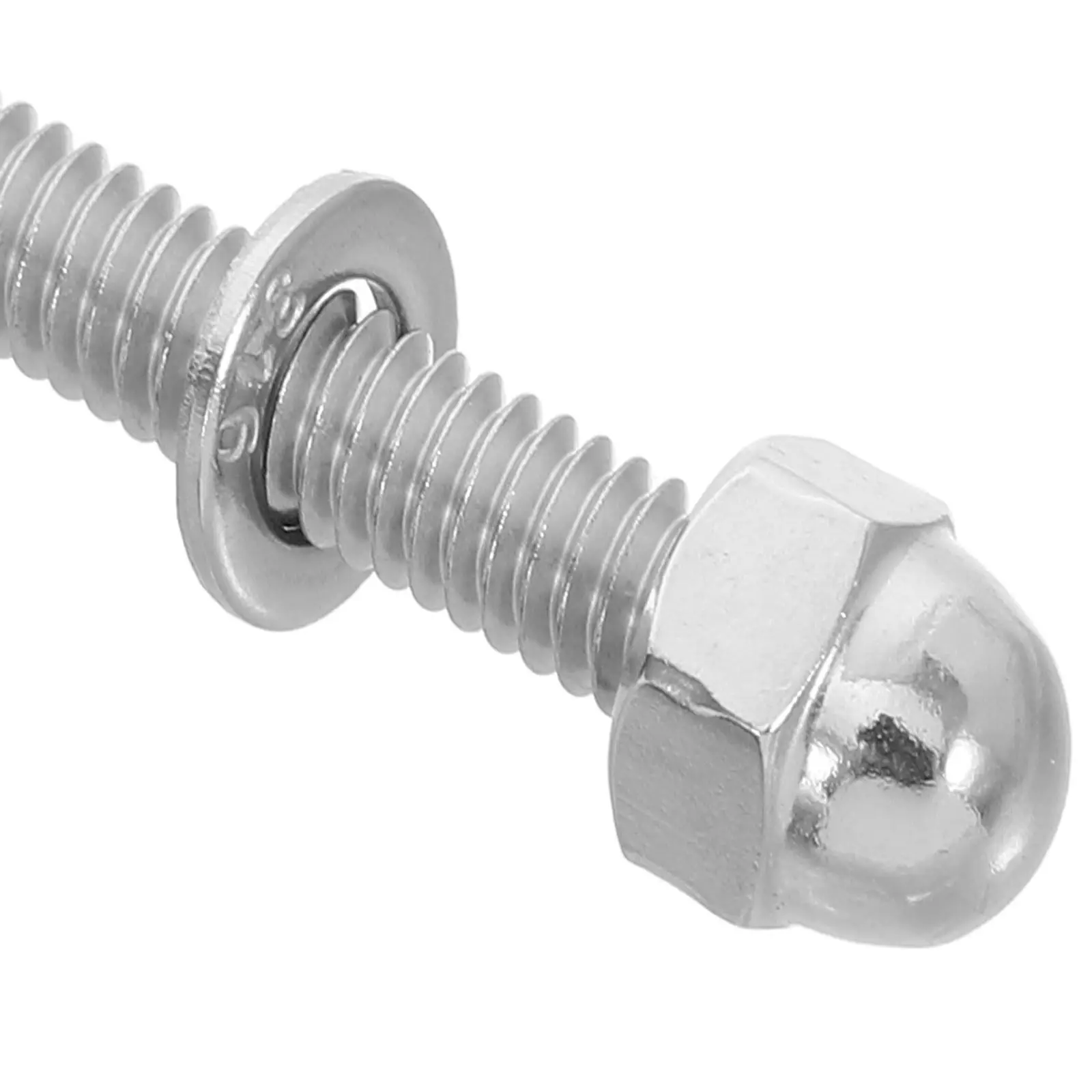 8Pcs Stair Wire Rope Connector Stainless Steel Straight End Fitting for Deck Balcony Cable Railing Hardware Terminal