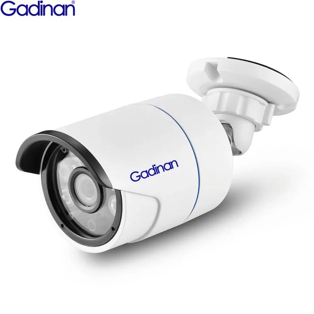 Gadinan 8MP 5MP 4MP IP Камера Пулевая Видеонаблюдение Сеть Детекция Движения CCTV Дом DC 12V или 48V PoE
