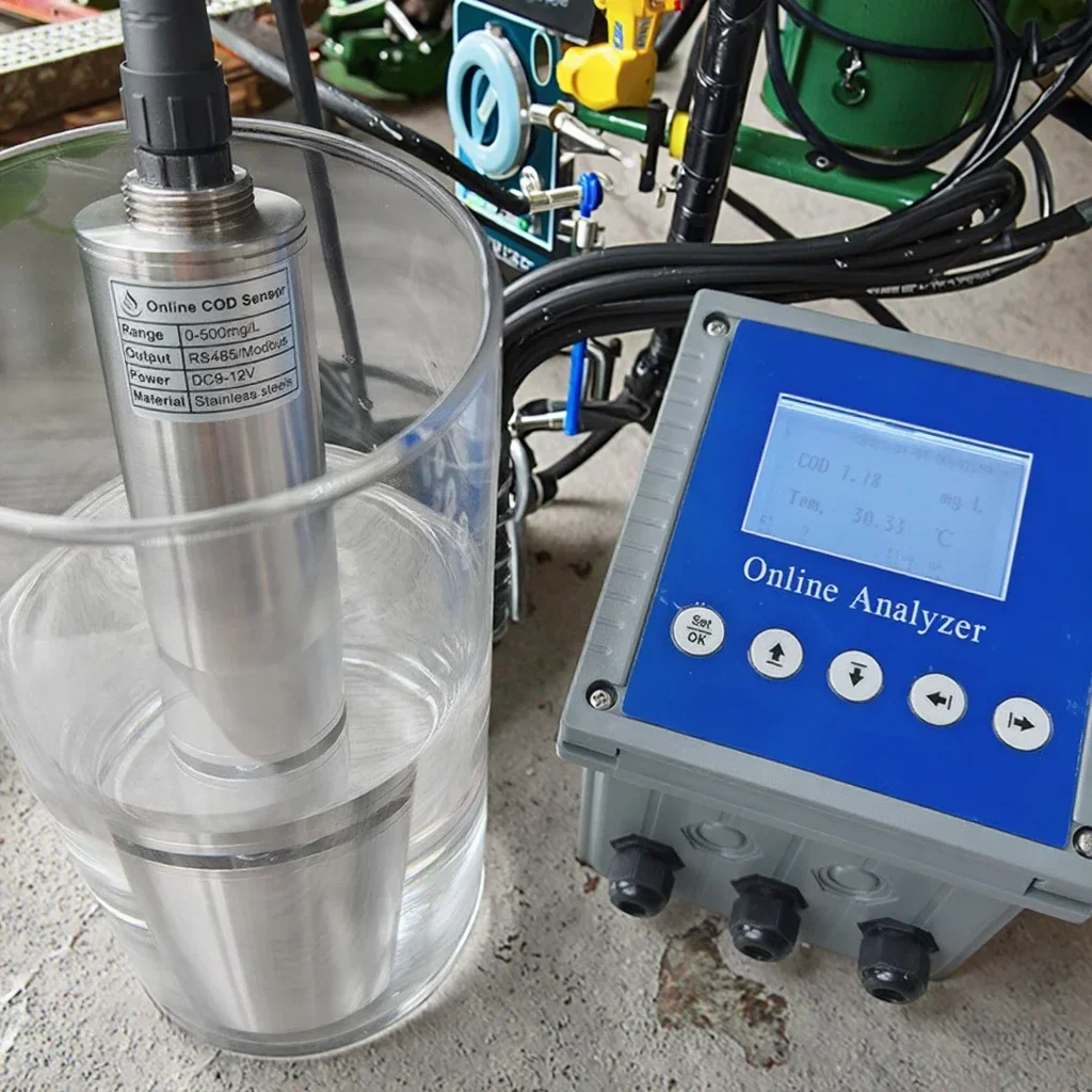 Intelligent COD Sensor RS485 Chemical Oxygen Demand Water Quality Sensor Online Digital COD Sensor Probe for Waste Water
