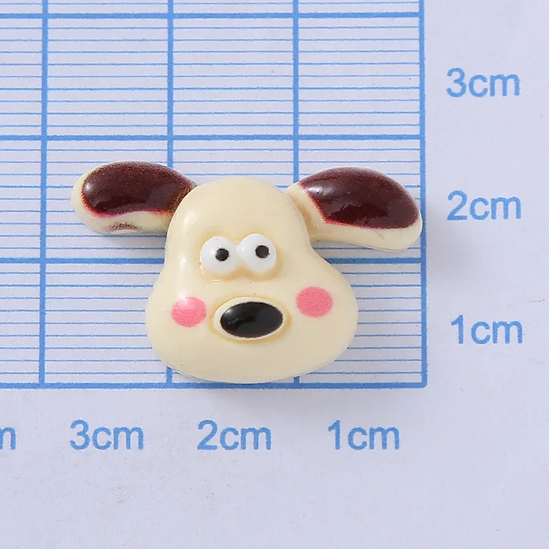 5 個漫画かわいい子犬樹脂ジュエリーアクセサリークリーム接着剤自家製 DIY 携帯電話ケース水カップ収納ボックス売春