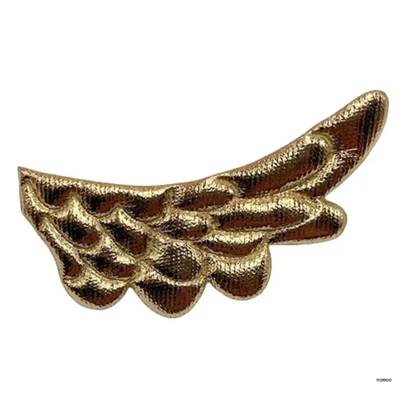Lovely Small Fabric Angel Wing Patches Embroidered Decorative Appliques Patches - Image 5