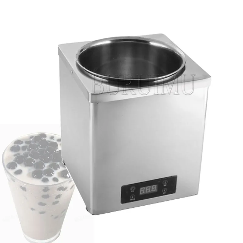 

3L/7L Tapioca Pearl Warmer Machine Boba Insulation Pot for Milk Tea Shop Stainless Steel Food Warmer Pearl Cooker