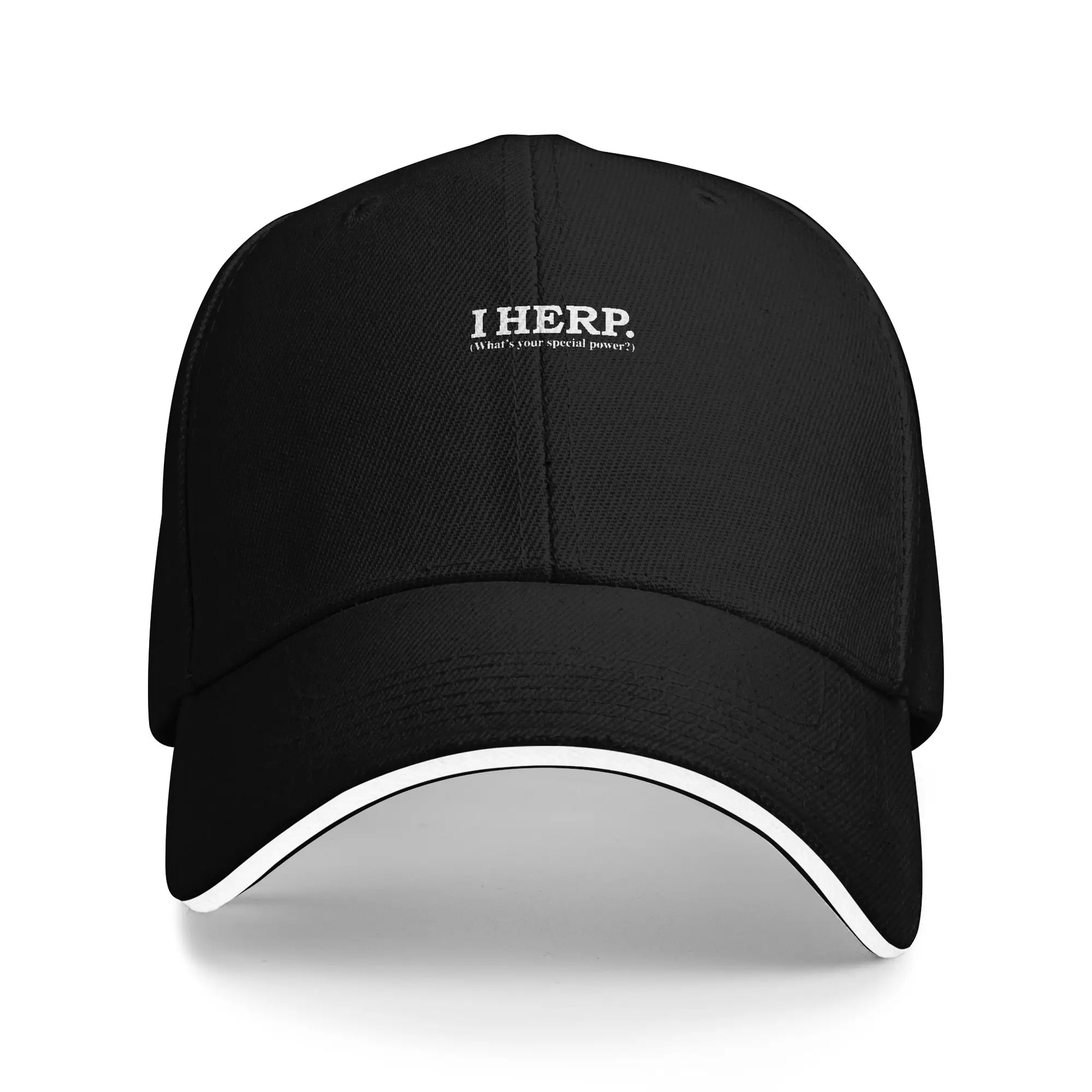Hot Sale HERP What s your special power Herping Baseball Cap  Autumn Visor  Cycling Visor