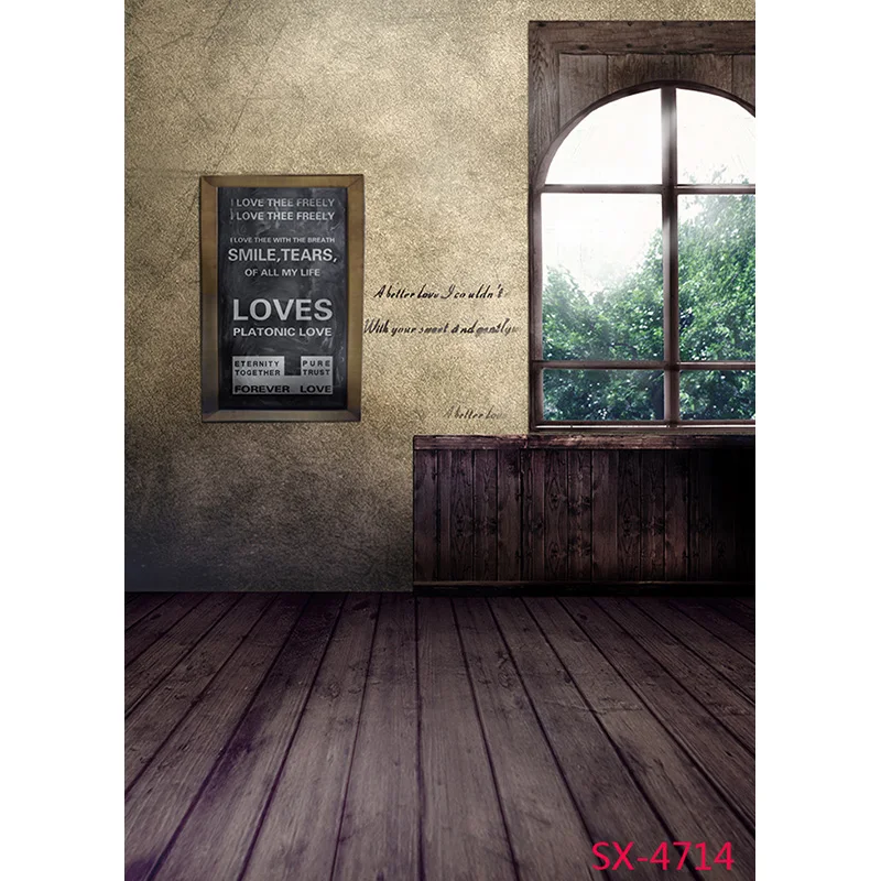 Vinyl Custom Photography Backdrops Vintage Brick Wall Wooden Floor Theme Photo Background Studio Prop YXFL-74