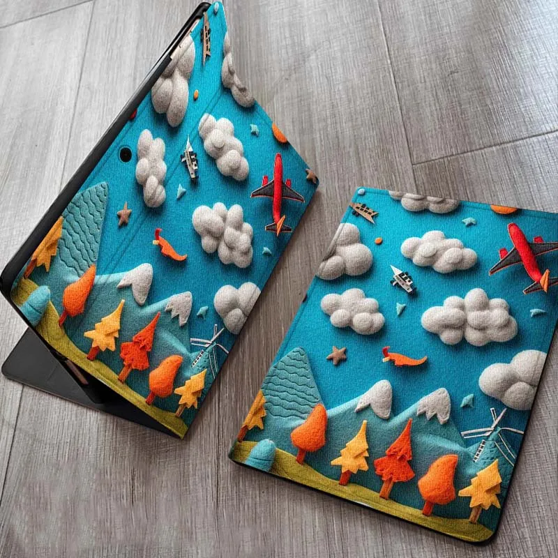 

Healing Fiber Art Pattern Case For OPPO Realme Pad Air X 10.36 11 Inch Tablet