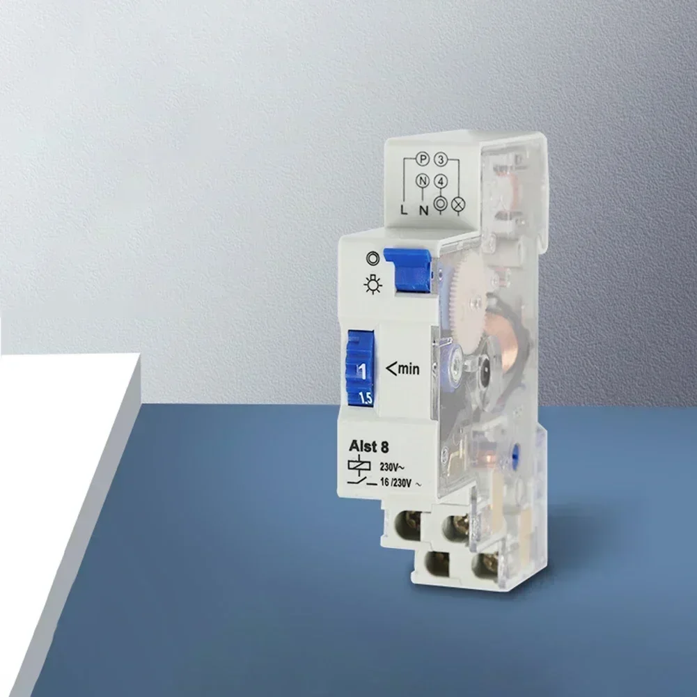 Automatic Lighting Control 230V Timer Relay Flexible Off Delay Settings Countdown 84*62*18MM Energy Saving Solutions