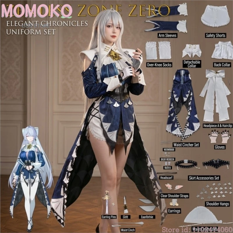 

Zenless Zone Zero Varina Cosplay Costume Anime Game Outfit For Women Role Play Clothing For Halloween Anime Conventions Party
