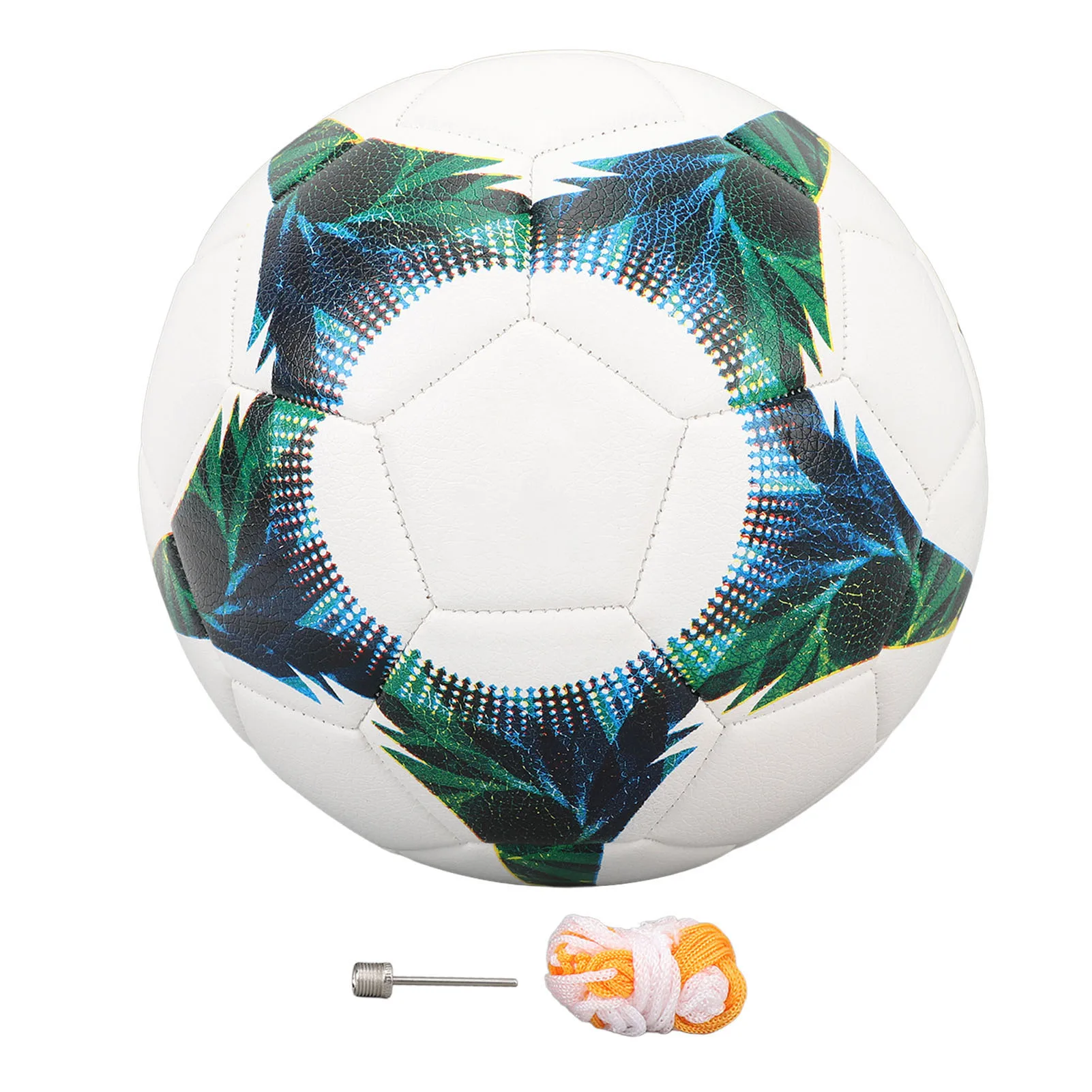 

Official Match Size 4 Football Waterproof High Elasticity Professional Resistant Training Soccer Portable for Junior Player