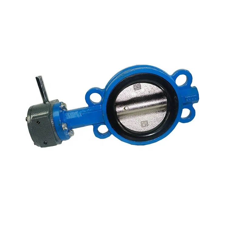 Manual Type butterfly valve Fluorine Wafer EPDM Butterfly Valve for sea water