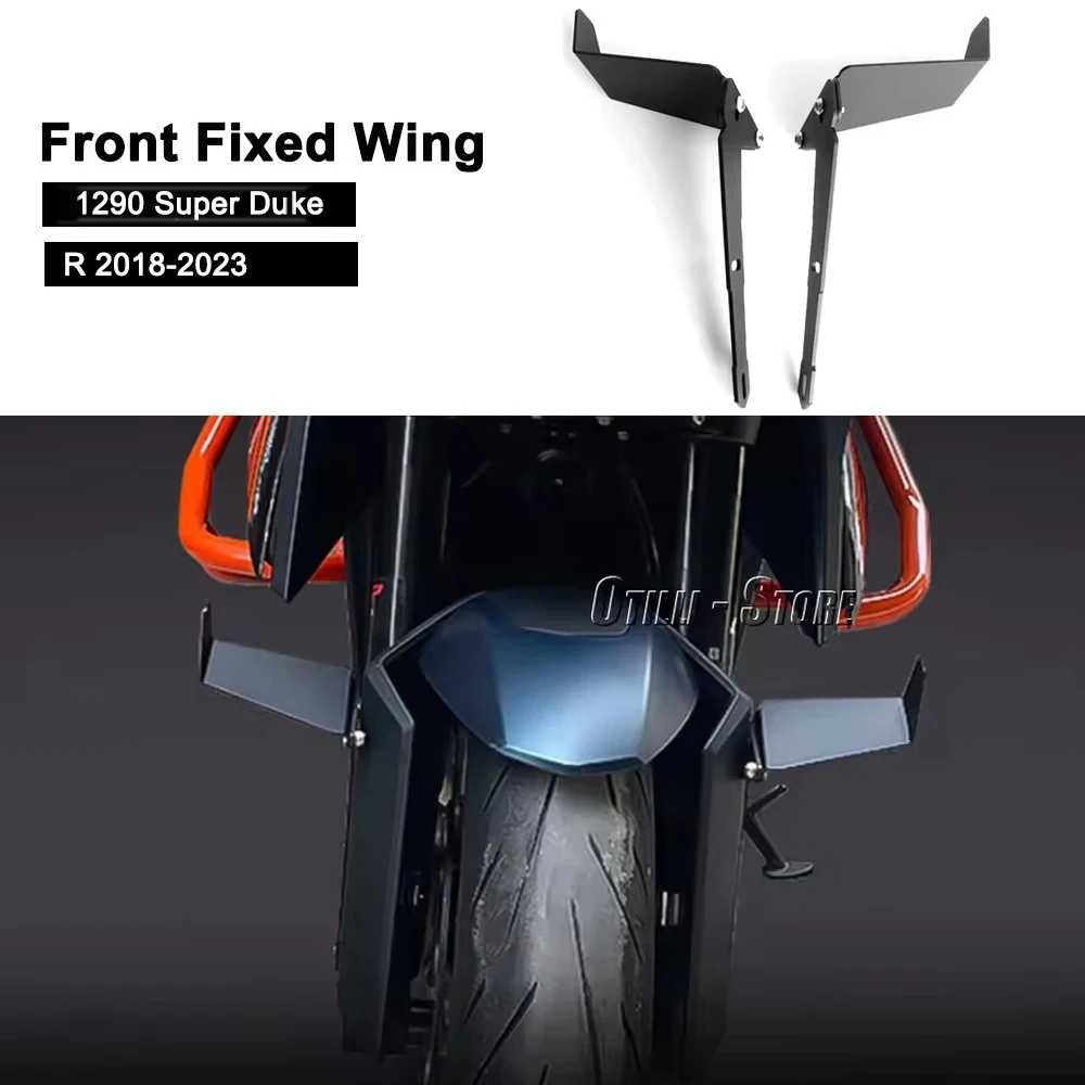 

Front Fender Fixed Wing For 1290 Super Duke R 2018-2023 Motorcycle Accessories Adjustable Aerodynamic Winglets Kit