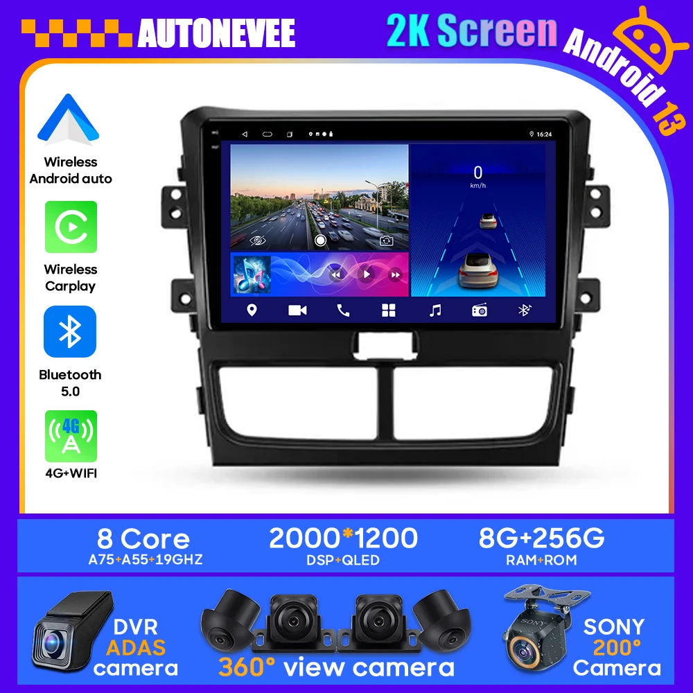 

Android Car For FAW Besturn B30 1 2015 - 2020 GPS Navigation Head Unit Multimedia Player Carplay Auto BT 2K No 2din DVD 5G Radio