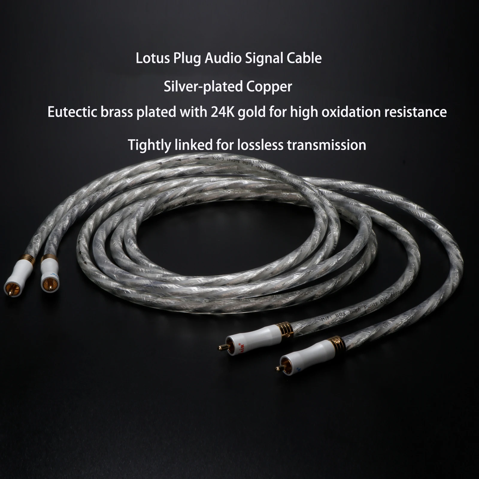 

HIFI 2xlr/RCA Audio Cable HIFI Box xlr balance cable AUX Audio RCA Jack Adapter Cable