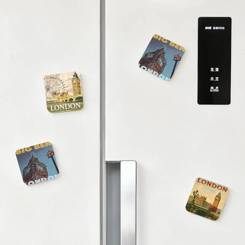 London Aesthetic Refrigerator Magnets For Dishwasher/ Refrigerator/ Freezer, Whimsical Kitchen Decor