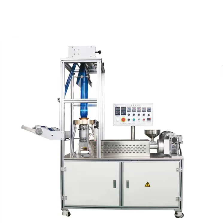 

Lab PE PVC PP ABA HDPE LDPE Plastic Film Blowing Extrusion Machine for Bag Film Making