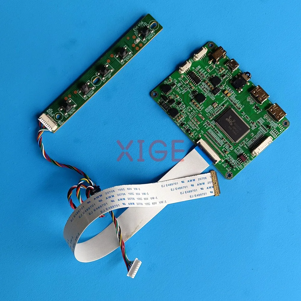 

DIY Kit For B156XTN01.0 B156XTN02.5/2.6 2Mini-HDMI 15.6" Laptop Display Micro USB EDP 30-Pin 1366x768 Controller Driver Board