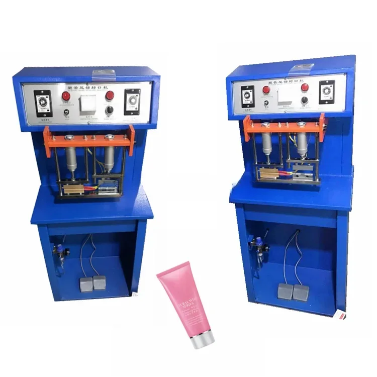 Cosmetics professional aluminum-plastic hose tail sealing welding machine