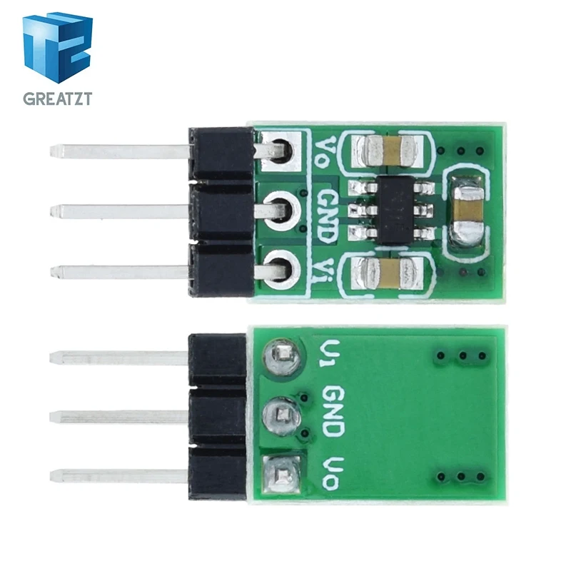 GREATZT 1/3/5PCS Mini 1.8V 3V 3.7V 5V to 3.3V Boost & Buck Low Noise Regulated Charge Pump 2 in 1 DC/DC Converter