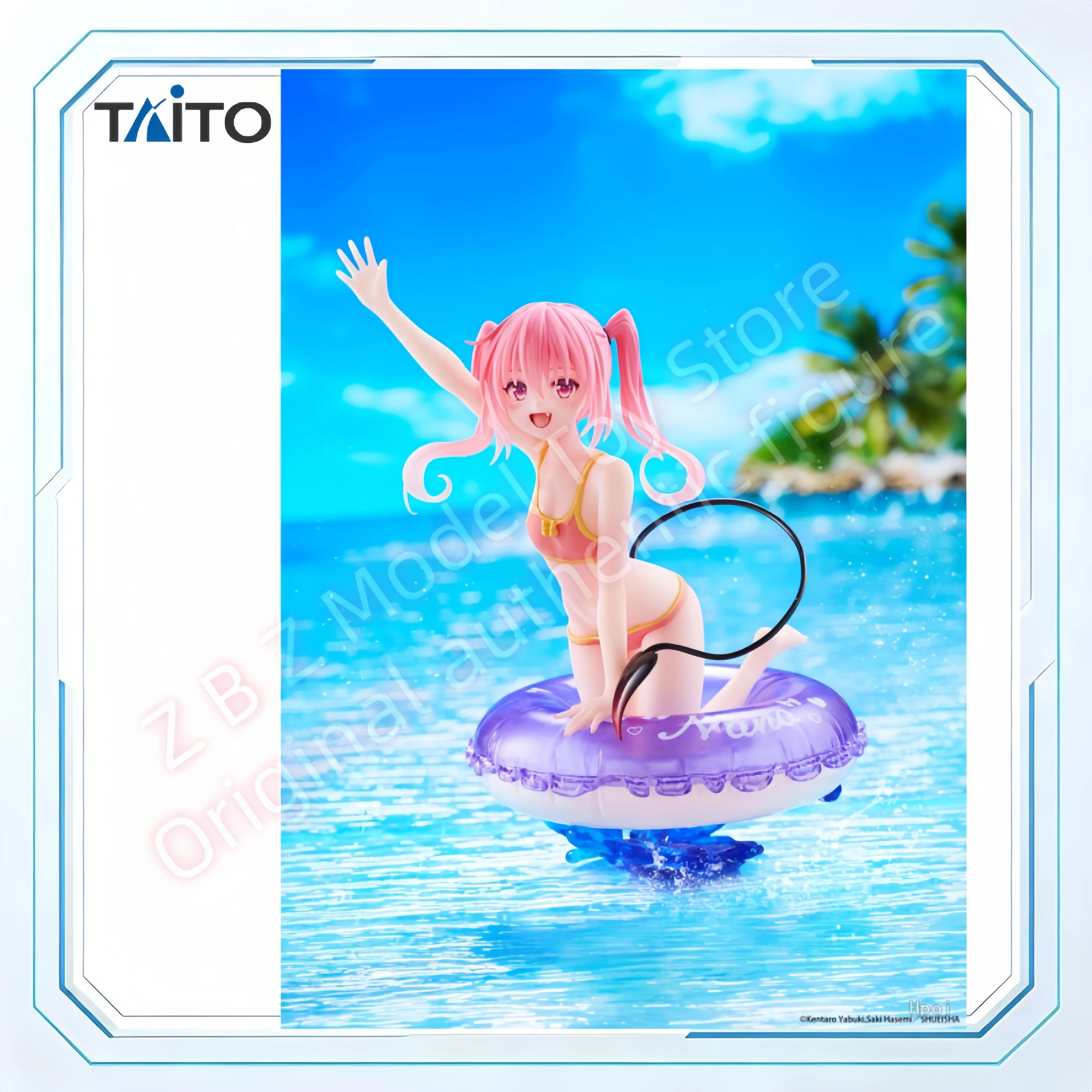 Pre-order Taito Nana Astar Deviluke Figure To LOVE-Ru Darkness Aqua Float Girls Series Swim Ring Exquisites Collectible Figures